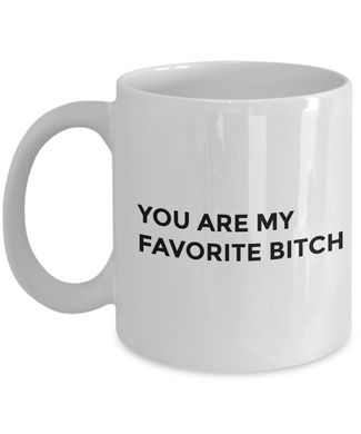 Novelty Coffee Mug - You are My Favorite xxxxx - Classy Sassy Things