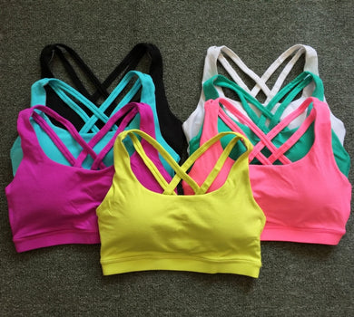 Classic Fitness Bra with Cross Straps in Back